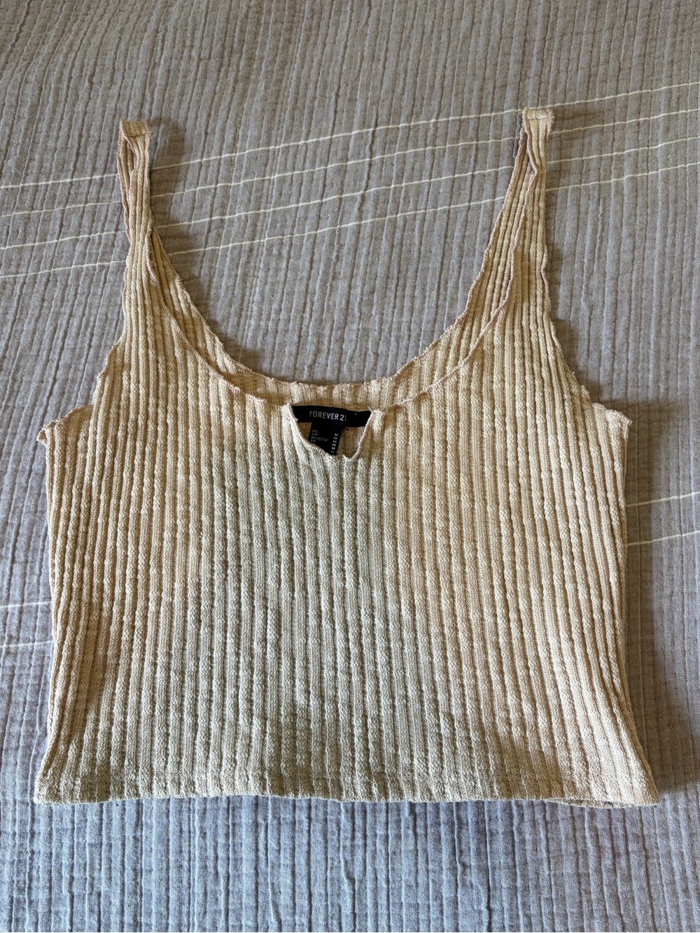 Beige Tank Top